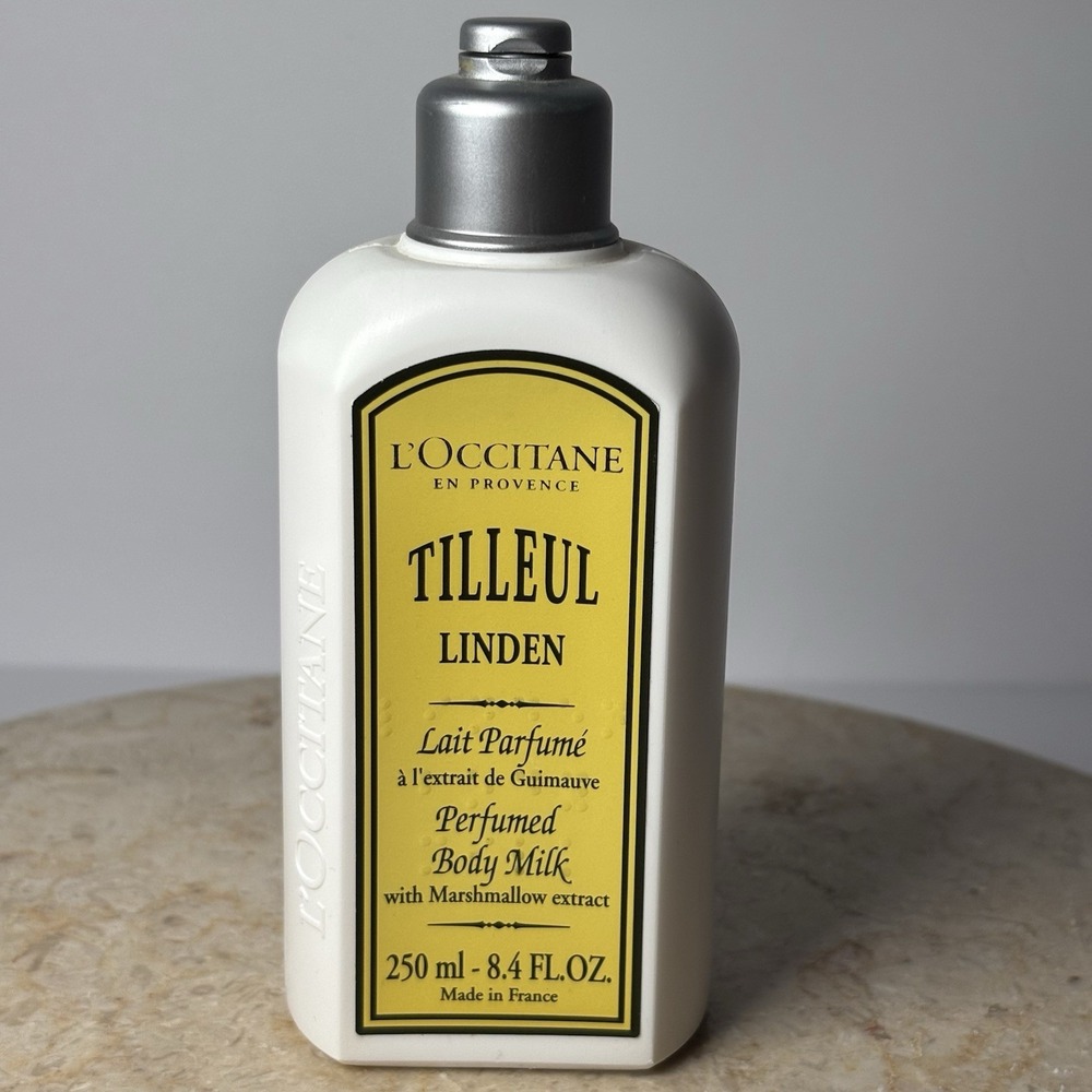 L'Occitane Tilleul Linden Perfumed Body Milk 250ml‎ 8.4 fl oz Vintage Rare HTF